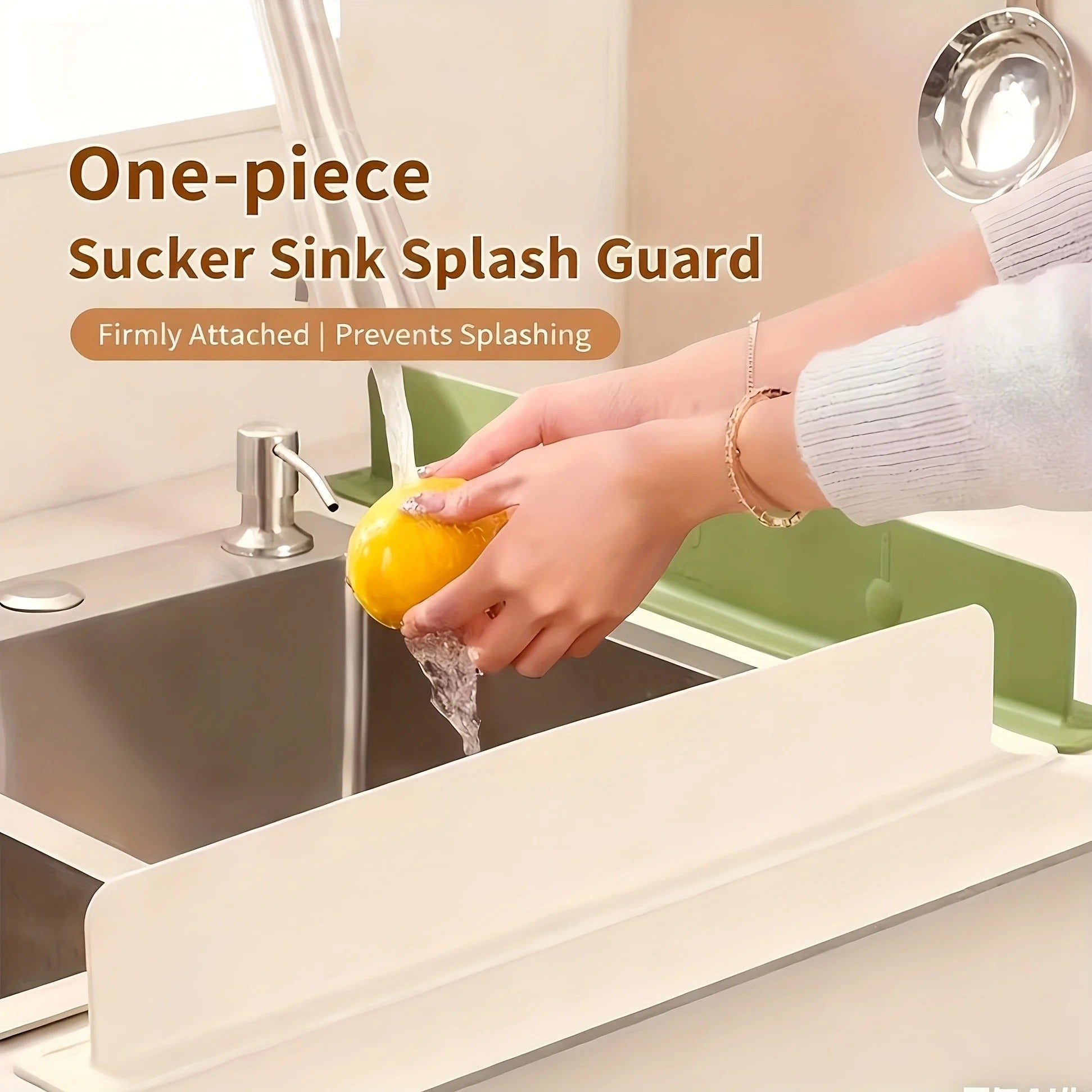 Silicone Sink Splash Guard 48cm – Kitchen Sink Water Splash Protector for Countertop