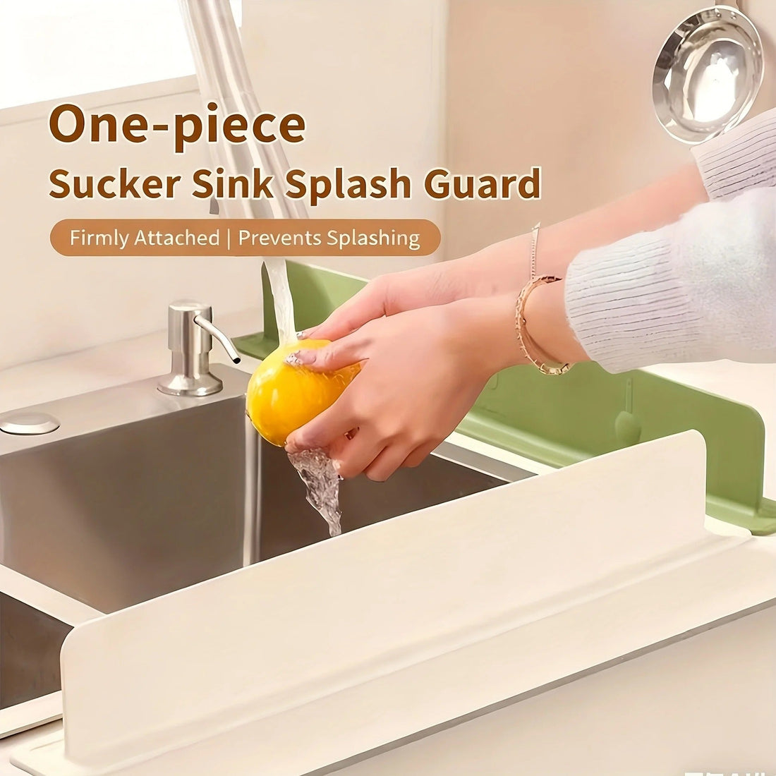 Silicone Sink Splash Guard 48cm – Kitchen Sink Water Splash Protector for Countertop