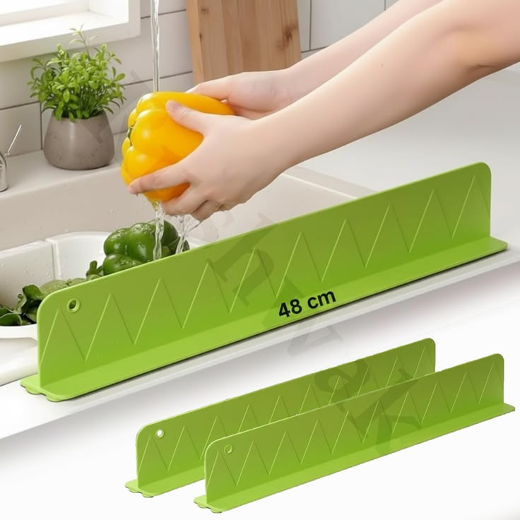 Silicone Sink Splash Guard 48cm – Kitchen Sink Water Splash Protector for Countertop